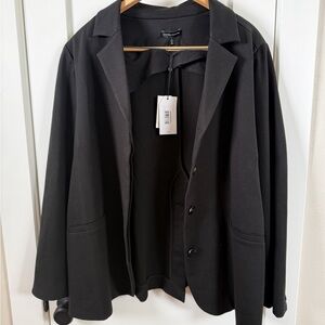 NWT Universal Standard Janelle Black Blazer Jacket
